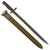 Original U.S. Vietnam War Unissued M1917 Trench Shotgun Bayonet With Scabbard by General Cutlery - GEN CUT Original Items