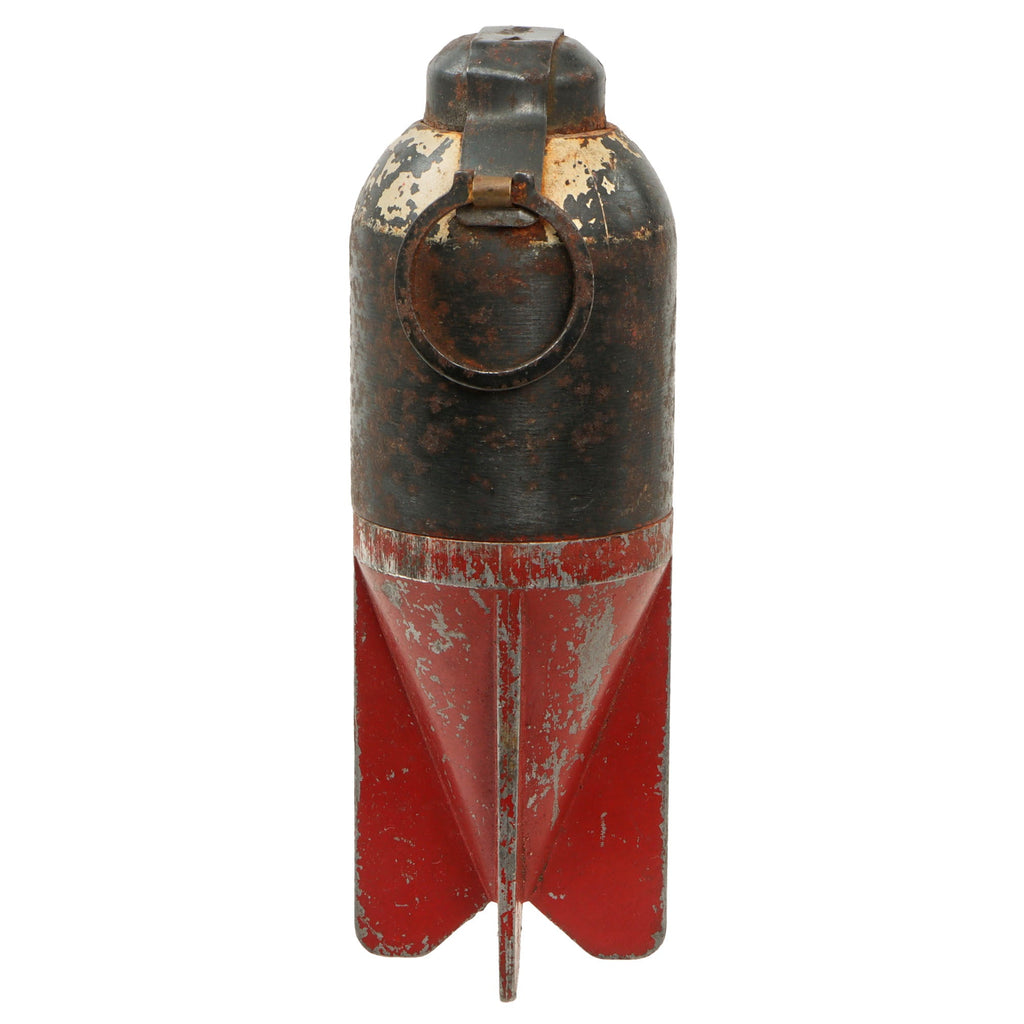 Original Italian WWII "Red Devil" 45mm Brixia Model 35 Mortar Bomb Dated 1942 - Inert Original Items