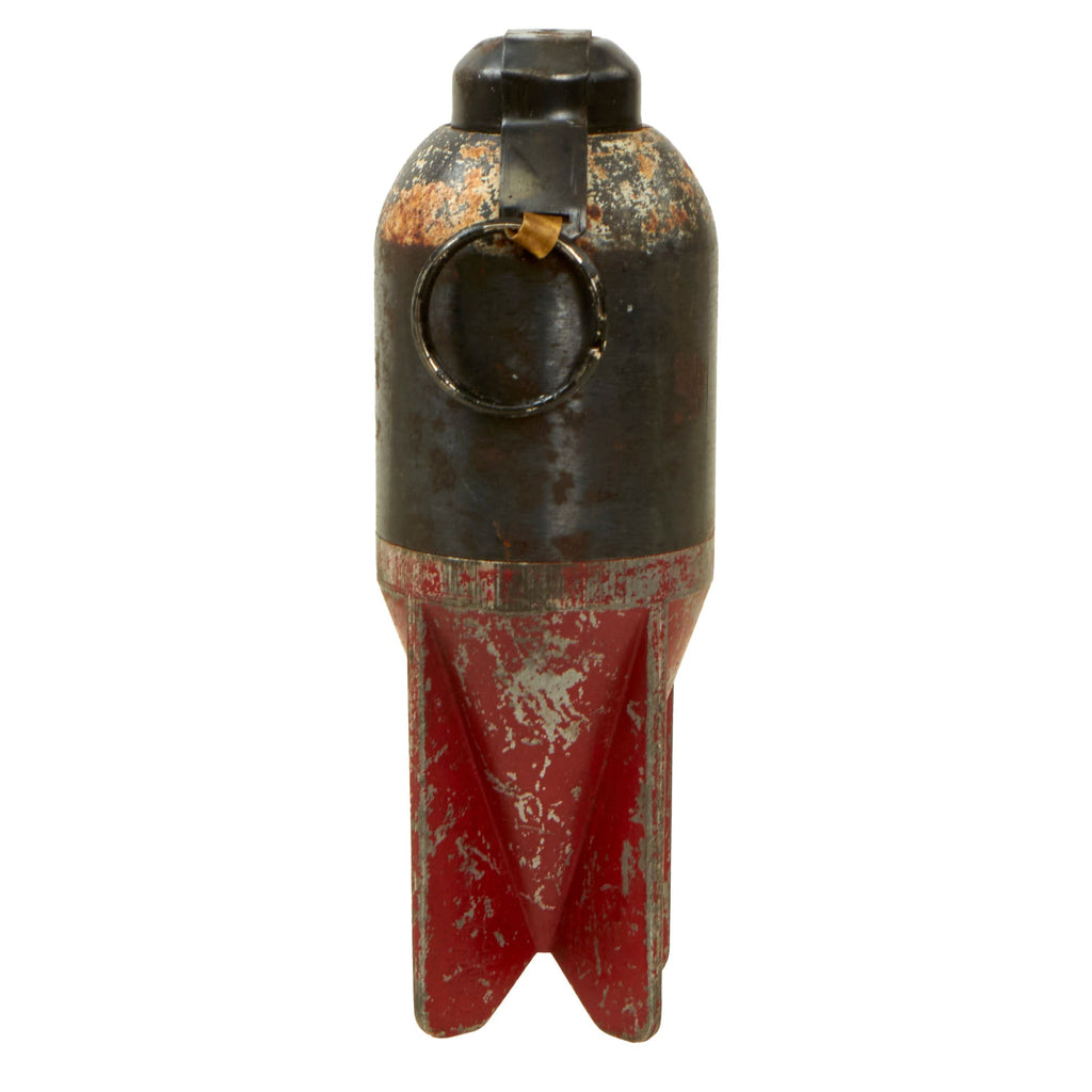 Original Italian WWII "Red Devil" 45mm Brixia Model 35 Mortar Bomb Dated 1942 - Inert Original Items