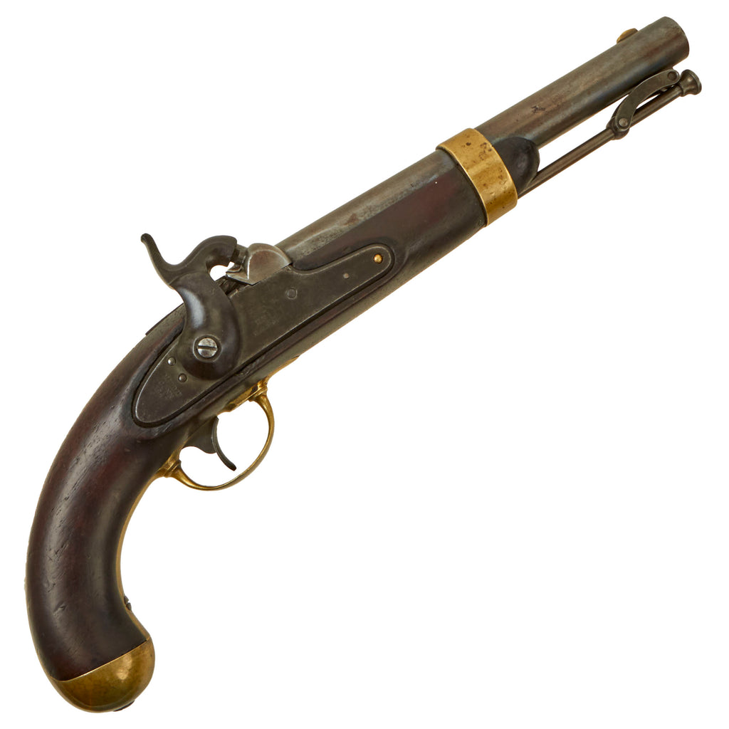 Original U.S. Civil War Era M-1842 Percussion Cavalry Pistol by H. Aston & Co. - dated 1847 Original Items