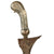 Original 18th Century Balinese Indonesian Kris Dagger With Ornately Carved Silver-Clad Scabbard Original Items