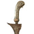 Original 18th Century Balinese Indonesian Kris Dagger With Ornately Carved Silver-Clad Scabbard Original Items