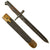 Original Italian M1871/1915 Vetterli Rifle Shortened Bayonet with Scabbard Original Items