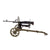 Original Soviet Polish Cold War 1953 Dated SGM WZ.43 Goryunov Display Machine Gun with Wheeled Mount and Belt - Serial AC-0124 Original Items