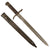 Original Finnish WWII Model 1928 Bayonet Marked Fiskars with Scabbard - As Used on M/27 Mosin-Nagant Rifle Original Items
