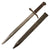 Original Finnish WWII Model 1928 Bayonet Marked Fiskars with Scabbard - As Used on M/27 Mosin-Nagant Rifle Original Items