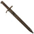 Original Finnish WWII Model 1928 Bayonet Marked Fiskars with Scabbard - As Used on M/27 Mosin-Nagant Rifle Original Items