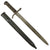 Original Finnish WWII Model 1928 Bayonet Marked Fiskars with Scabbard - As Used on M/27 Mosin-Nagant Rifle Original Items