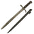 Original Finnish WWII Model 1928 Bayonet Marked Fiskars with Scabbard - As Used on M/27 Mosin-Nagant Rifle Original Items