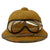 Original German WWII First Model DAK Afrikakorps Sun Helmet with Badges and Eye Shields - size 57 Original Items