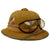 Original German WWII First Model DAK Afrikakorps Sun Helmet with Badges and Eye Shields - size 57 Original Items