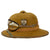 Original German WWII First Model DAK Afrikakorps Sun Helmet with Badges and Eye Shields - size 57 Original Items