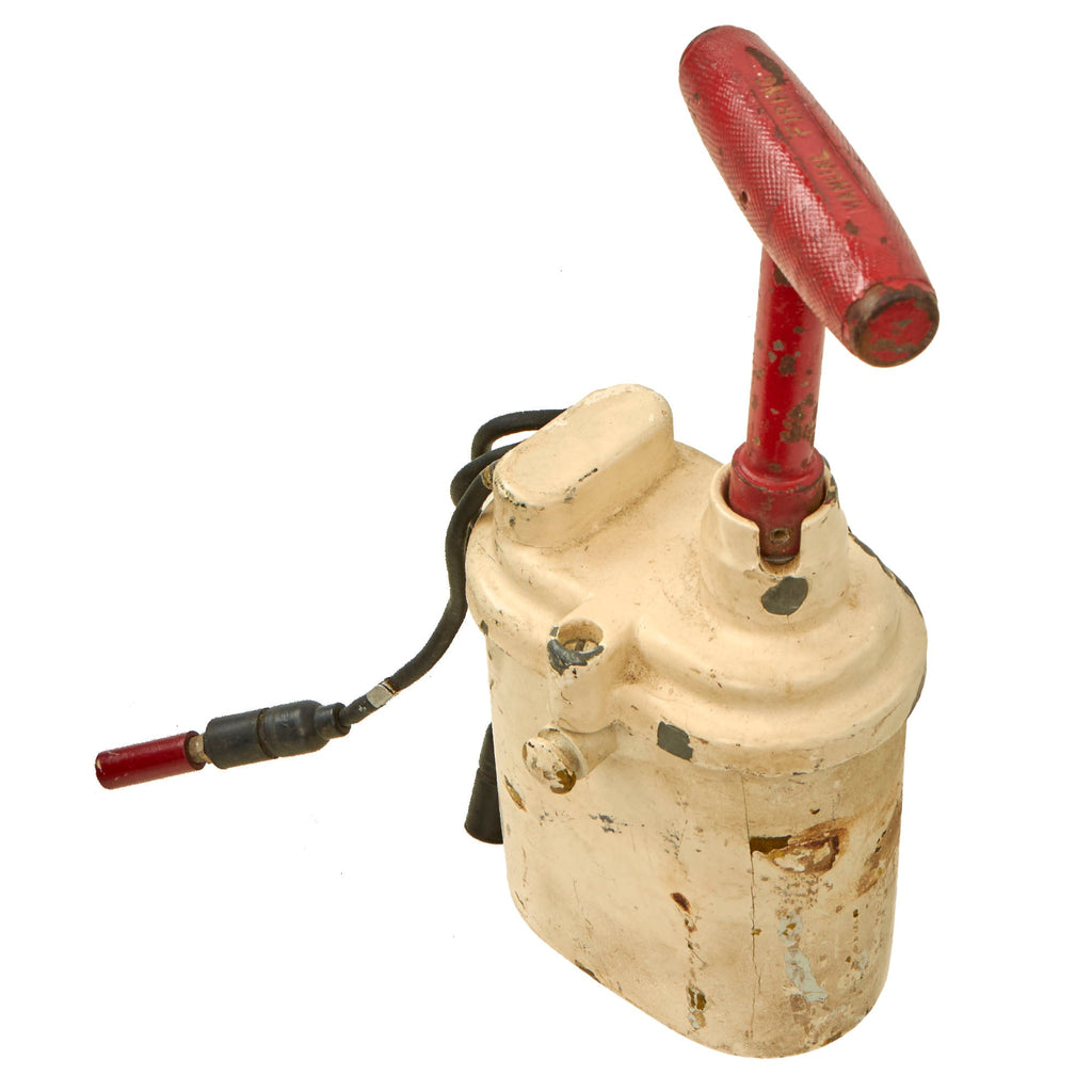 Original U.S. WWII US Army “10 Cap” Blasting Machine For Manual Firing of Tank Main Gun in Case of Mechanical Misfires Original Items