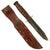 Original U.S. WWII USMC Early Blade-Marked Mark 2 KA-BAR Fighting Knife in Leather Sheath Original Items