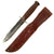 Original U.S. WWII USMC Early Blade-Marked Mark 2 KA-BAR Fighting Knife in Leather Sheath Original Items