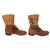 Original U.S. WWII M1943 Double Buckle Combat Service Boots - Matched Size 10 - Dated 1944 Original Items