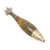 Original U.S. Vietnam War Excellent Inert M374 HE 81mm Mortar Round with M524A5 Fuze in Original Husk - Dated 1967 Original Items