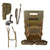 Original WWII U.S. Signal Corps BC-1000 Backpack Radio Receiver and Transmitter with Attached Packboard & Bag of Accessories Original Items