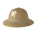 Original U.S. WWII-Era US Navy USMC Issue M-1940 Pressed Fiber Sun Helmet by Hawley with Hand-Painted Navy Officer Insignia Original Items
