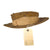 Original WWII Australian Slouch Hat Worn by Prisoner of War on Burma Railway with Provenance Tag Original Items