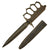 Original U.S. WWI Model 1918 Mark I Trench Knife by L. F. & C. with Matching Steel Scabbard & Retained Original Blacking on Blade Original Items