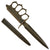 Original U.S. WWI Model 1918 Mark I Trench Knife by L. F. & C. with Matching Steel Scabbard & Retained Original Blacking on Blade Original Items