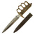 Original U.S. WWI Model 1918 French Made Mark I Trench Knife by AU LION with Correct Steel Scabbard Original Items
