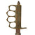 Original U.S. WWI Model 1918 French Made Mark I Trench Knife by AU LION with Correct Steel Scabbard Original Items