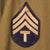 Original U.S. WWII 9th Infantry Division Technical Sergeant’s M-1943 M43 Field Jacket with Period-Applied Insignia Original Items