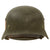 Original German WWII Named Double Decal NSDAP Civic Police M35 Steel Combat Helmet with 55cm Liner & Chinstrap - Size 62 Shell Original Items