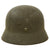 Original German WWII Named Double Decal NSDAP Civic Police M35 Steel Combat Helmet with 55cm Liner & Chinstrap - Size 62 Shell Original Items