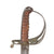 Original U.S. Civil War M-1850 Style German Imported Non-Regulation Foot Officer’s Sword and Scabbard Painted Gold for GAR Hall - Rare Eagle Variant on Basket Original Items