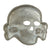Original Rare German WWII SS Totenkopf Skull Badge for Visor Caps by Overhoff & Cie of Lüdenscheid - RZM M1/24 - Schutzstaffel Original Items