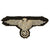 Original German WWII SS EM/NCO Second Pattern Left Sleeve Eagle Insignia - Schutzstaffel Original Items
