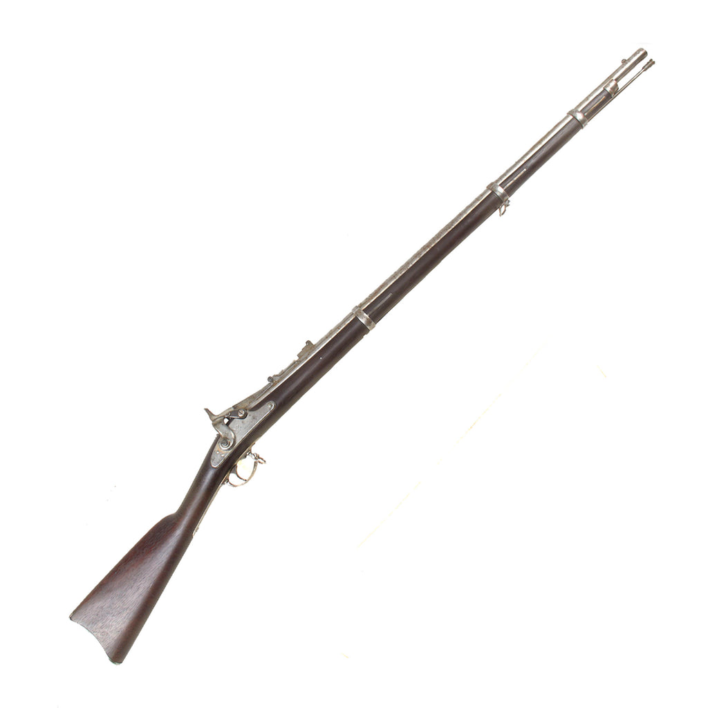 Original U.S. Civil War Springfield M-1861 Rifle Converted to M-1866 Trapdoor Using 2nd Allin System - dated 1861 Original Items