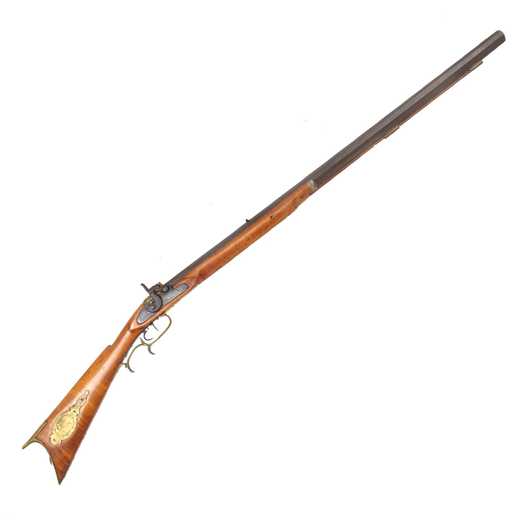 Original U.S. Pennsylvania Percussion Rifle by Henry E. Leman with Flame Maple Half Stock and Disabled Set Trigger - circa 1850 Original Items