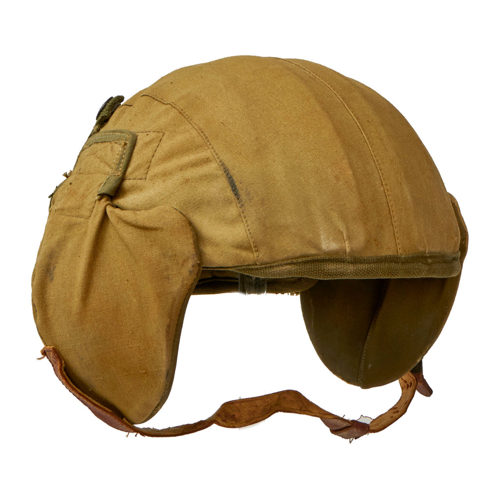 Original U.S. WWII USAAF Bomber Crew M4A2 Flak Helmet - Complete Original Items