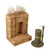 Original U.S. WWII M2A4 Bounding Anti-Personnel Mine With M6A1 Pressure/Pull Fuse - INERT Earth Cutaway EOD Visual Training Aid Original Items