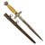Original WWII German 2nd Model Luftwaffe Dagger with Scabbard - Unmarked Blade Original Items