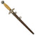 Original WWII German 2nd Model Luftwaffe Dagger with Scabbard - Unmarked Blade Original Items