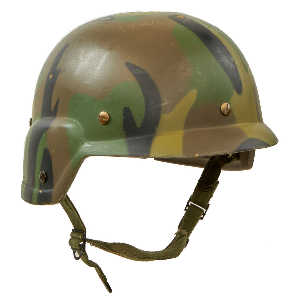 Original U.S. Late 1970s Early Personnel Armor System for Ground Troops Experimental PASGT Ceramic “Fritz” Helmet Original Items