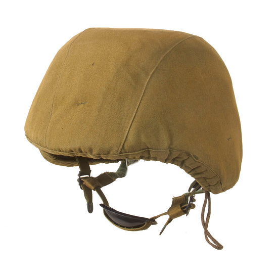 Original U.S. 1980s Natick Laboratories Experimental Kevlar EOD “Blast Suit” Helmet Cover on Standard PASGT Ballistic Helmet Original Items