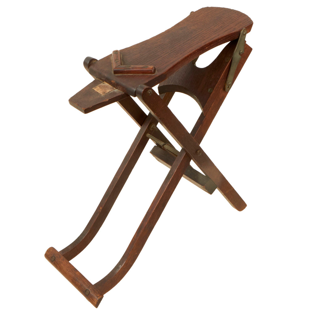 Original British Second Boer War 14th Hussars Victoria Cross Recipient Edward Douglas Brown’s Spring-Loaded “Campaign Furniture” Boot Stand Original Items