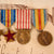 Original French WWI Named and Framed 1914-1918 Service Certificate With (8) Medals Attached - 17½ x 21½” Original Items