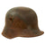 Original Imperial German WWI M16 Stahlhelm Helmet with Panel Camouflage Paint and Reproduction Liner - Rare Maker W66 Original Items