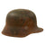Original Imperial German WWI M16 Stahlhelm Helmet with Panel Camouflage Paint and Reproduction Liner - Rare Maker W66 Original Items