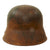 Original Imperial German WWI M16 Stahlhelm Helmet with Panel Camouflage Paint and Reproduction Liner - Rare Maker W66 Original Items