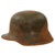 Original Imperial German WWI M16 Stahlhelm Helmet with Panel Camouflage Paint and Reproduction Liner - Rare Maker W66 Original Items