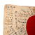 Original Japanese WWII Hand-Painted Silk Good Luck Flag with Lots of Signatures - Great Translation Potential - 29 x 39 ½” Original Items