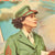 Original U.S. WWII Female Marine “Free a Marine to Fight!” Enlistment Poster - 14¼ x 20” Original Items